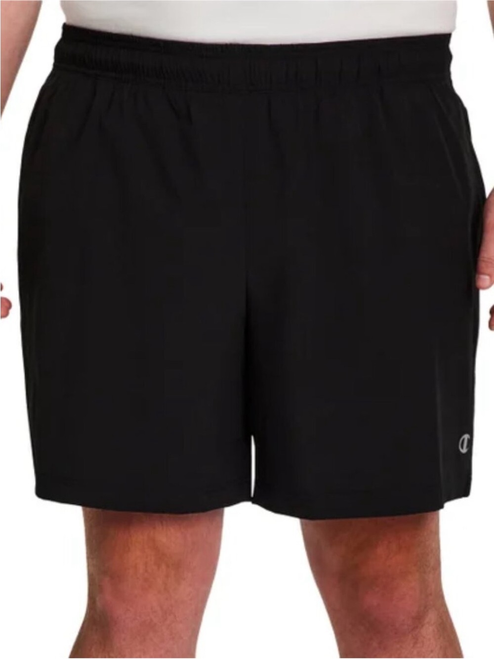 Champion Men's Active Woven Pull On Short Black XXL 7” inseam NWT